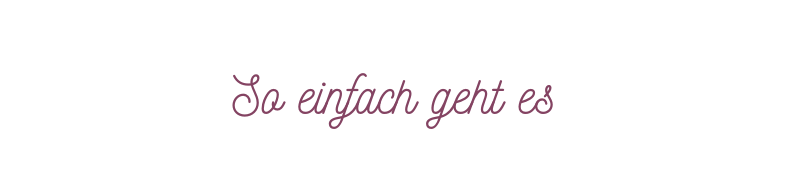 so einfach